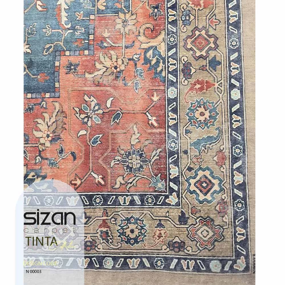 فرش ماشینی کلکسیون تینتا طرح گنجینه کد N 00003 — تصویر ۲