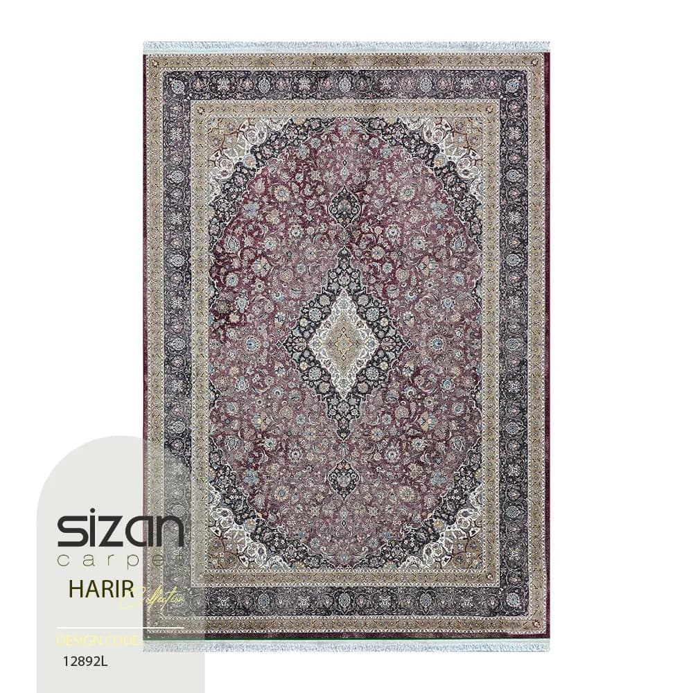 فرش ماشینی طرح حریر کد 12892l