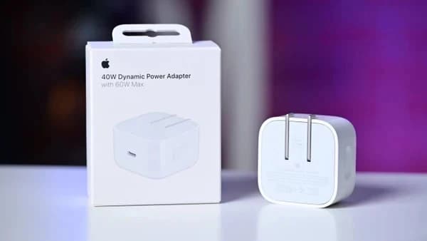 شارژر دیواری 40 وات اپل مدل 40W Dynamic Power Adapter (های کپی) — تصویر ۴