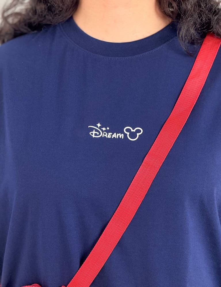 تیشرت باکسی نخ پنبه زنانه Dream کد : 62504 — تصویر ۵
