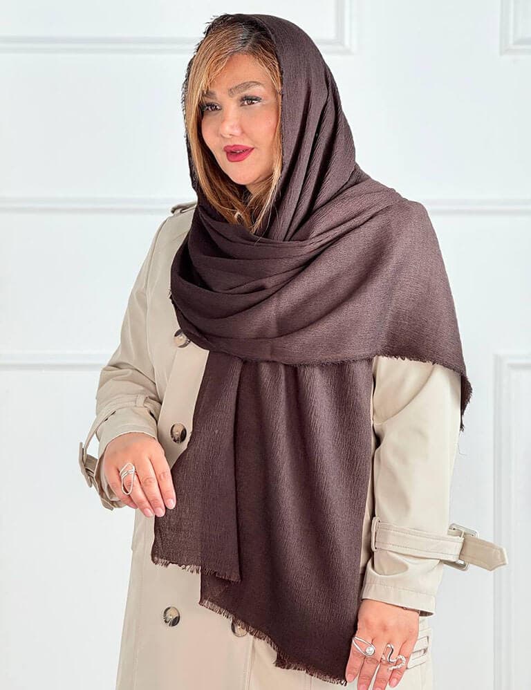 شال پلیسه زنانه هلن کد : L736