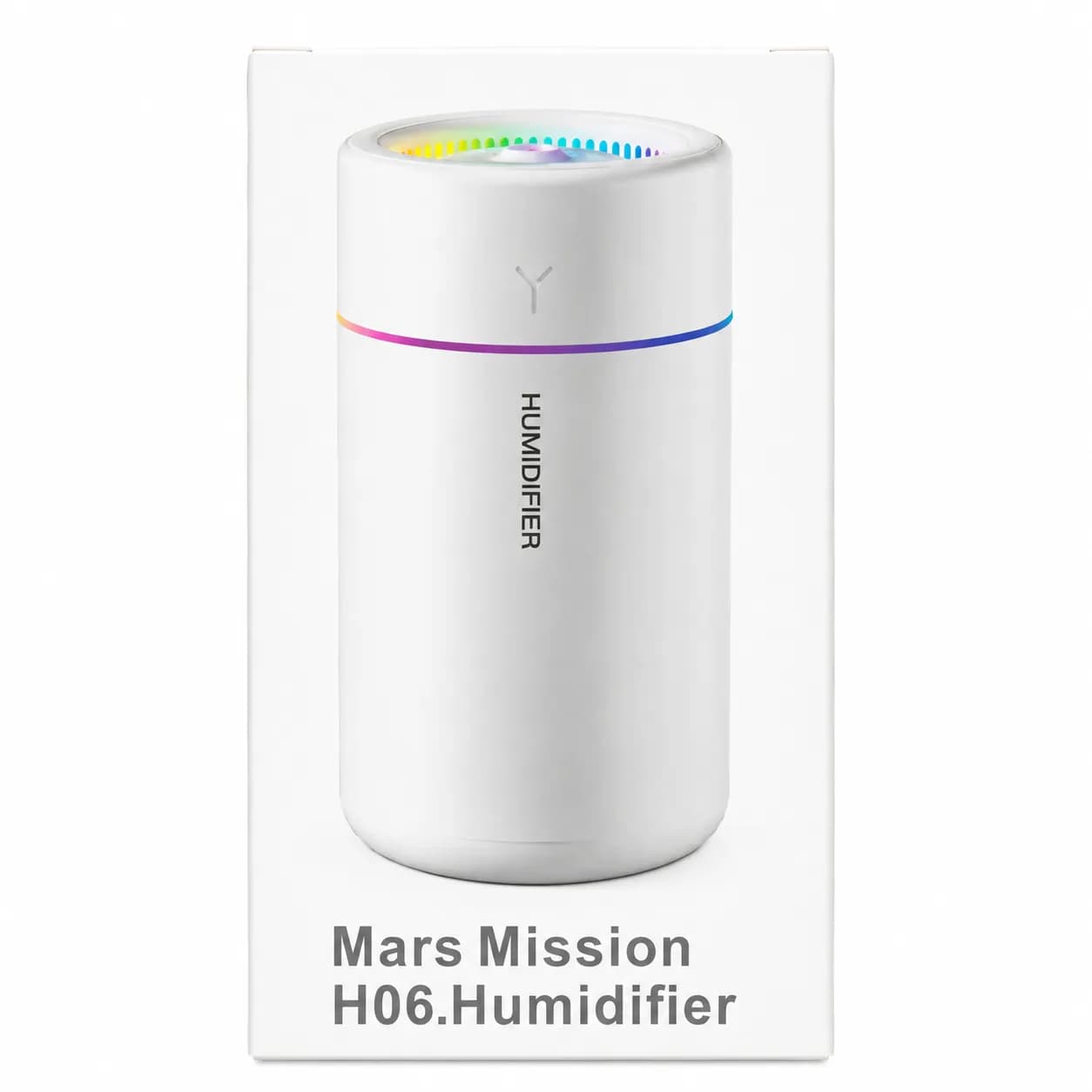 بخور سرد و رطوبتساز رومیزی و خودرو Mars Mission H06 مدل USB با نور RGB