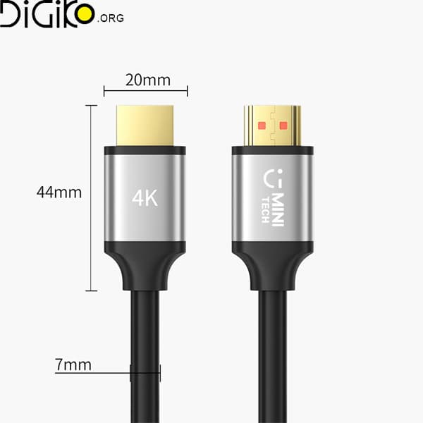 کابل HDMI V2.0 4K مینی تک 10 متری مدل M-T305 — تصویر ۳