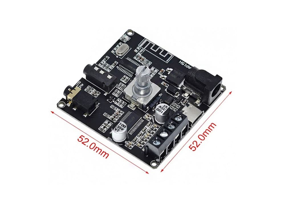 ماژول آمپلی فایر صوتی بلوتوث دار 10W15W20W مدل XY-AP15H — تصویر ۶