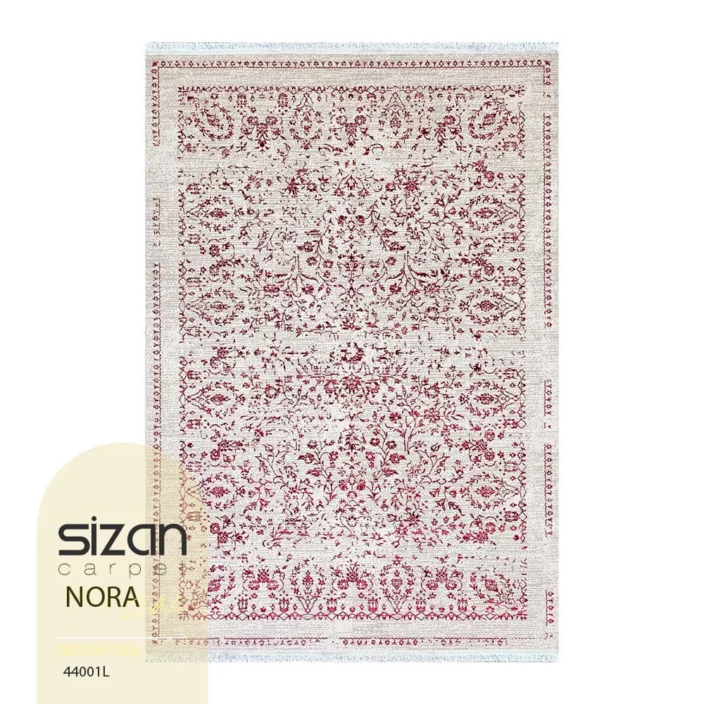 فرش ماشینی طرح نورا کد 44001L