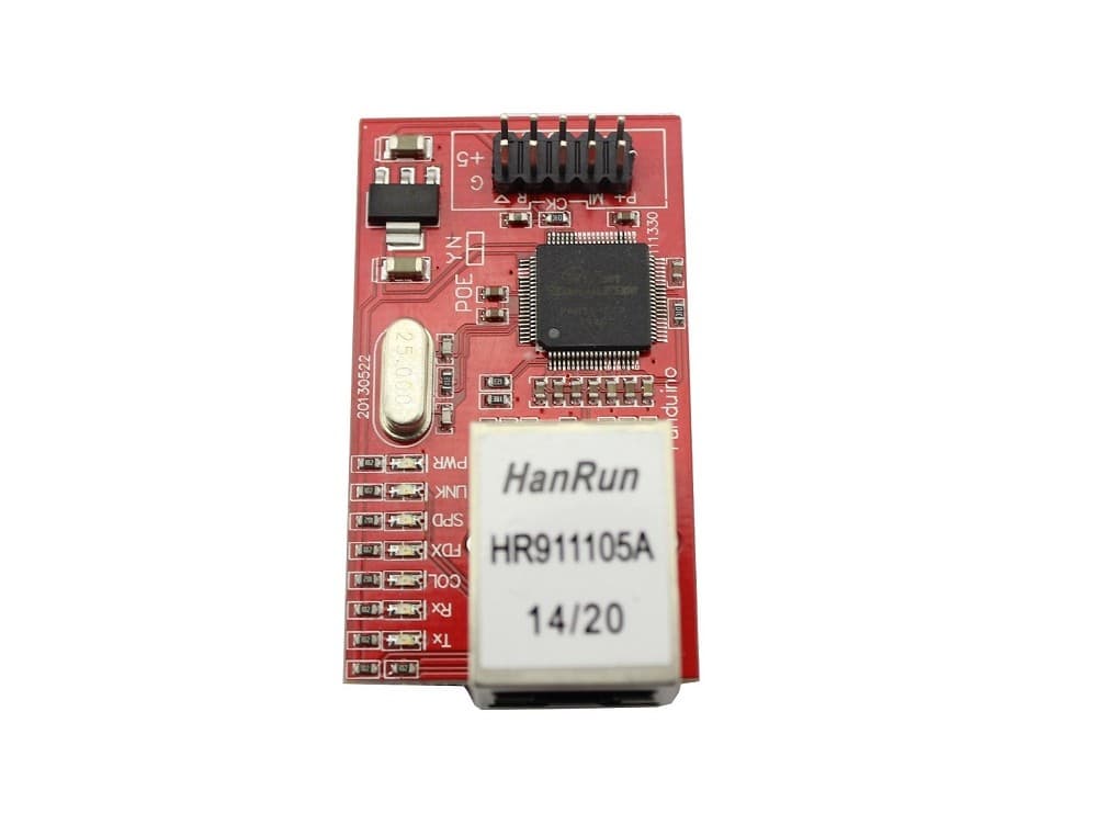 ماژول شبکه W5100 دارای ارتباط SPI — تصویر ۱۰