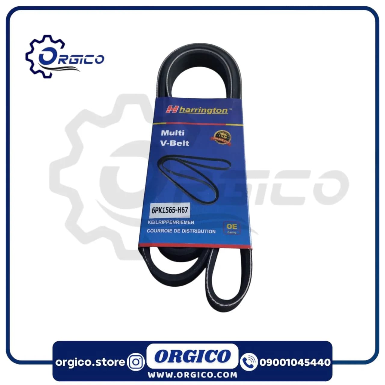 تسمه دینام 206 تیپ 2 هرینگتون 6PK1565