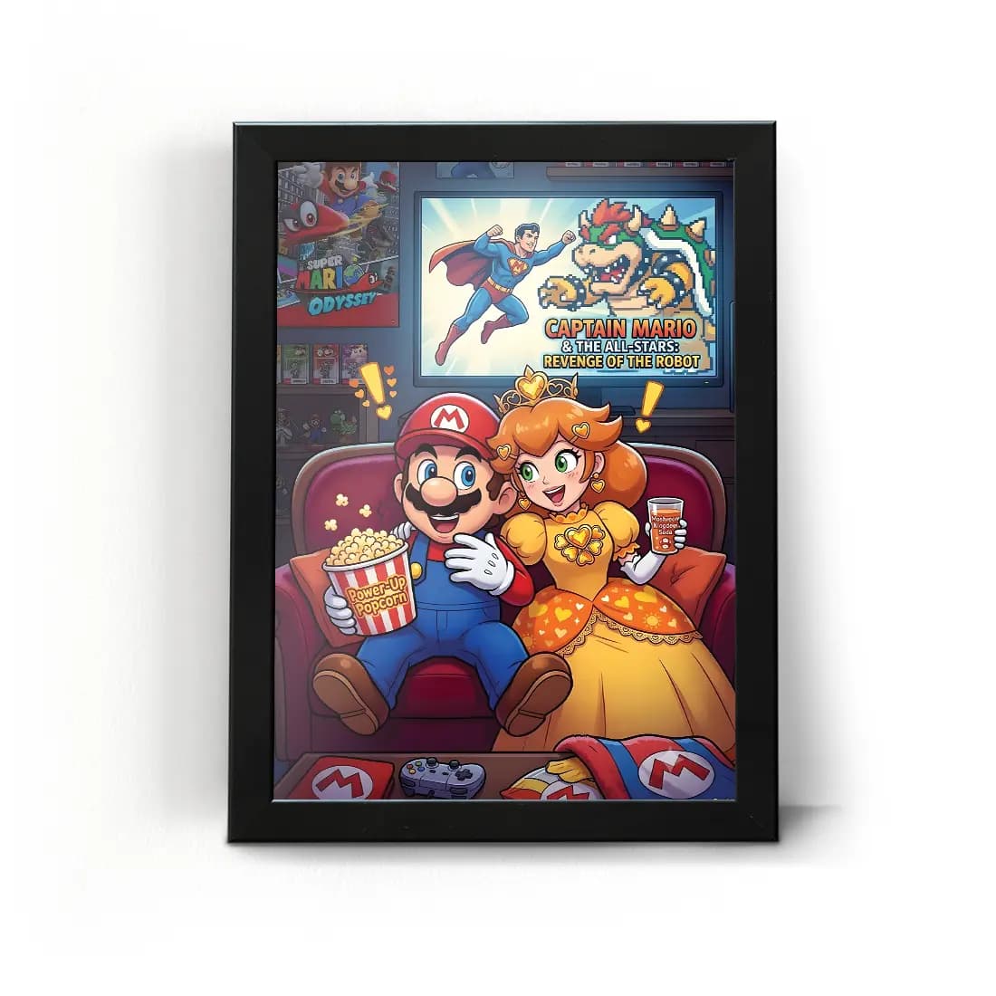تابلو قاب سوپر ماریو Super Mario طرح 12