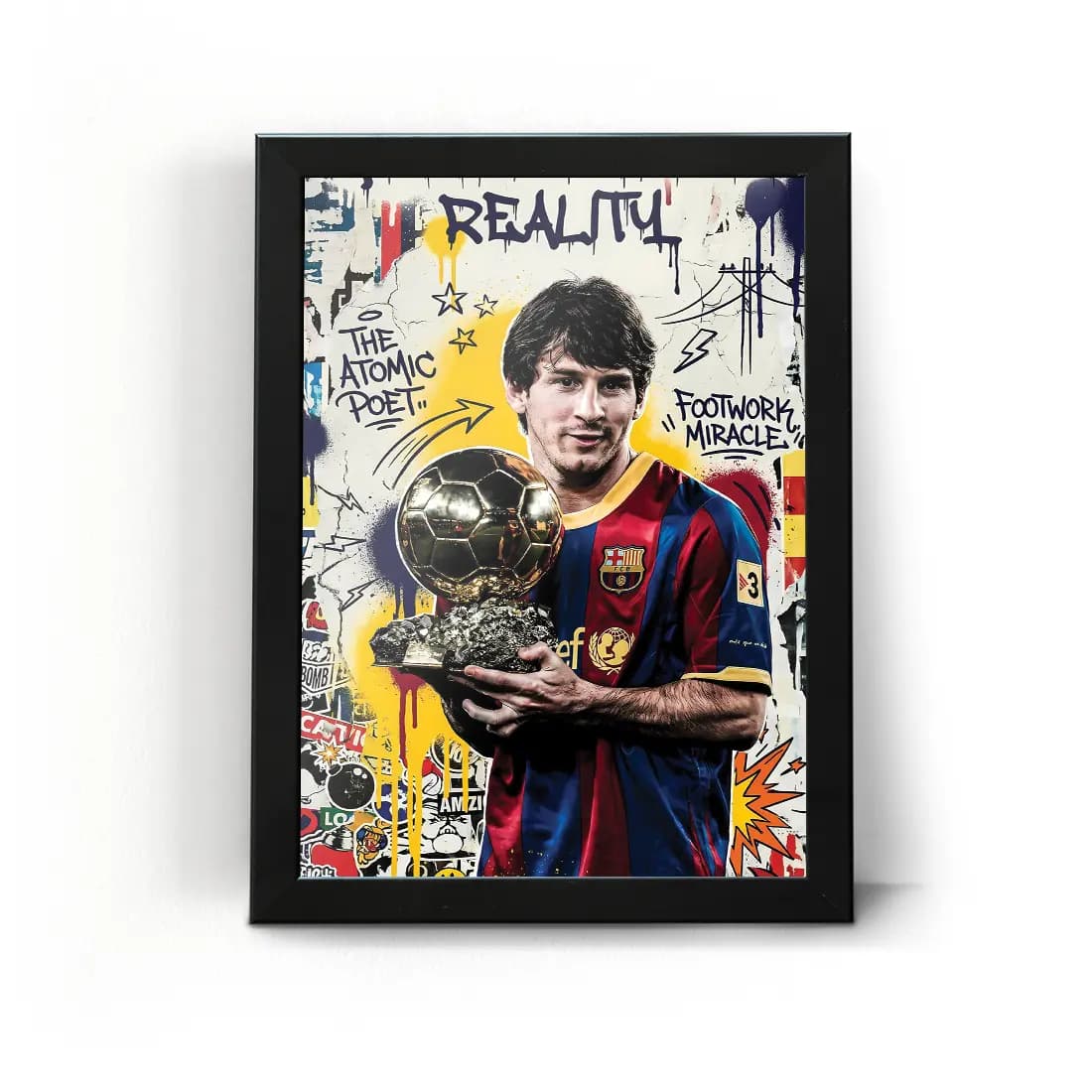 تابلو قاب لیونل مسی Lionel Messi طرح 3