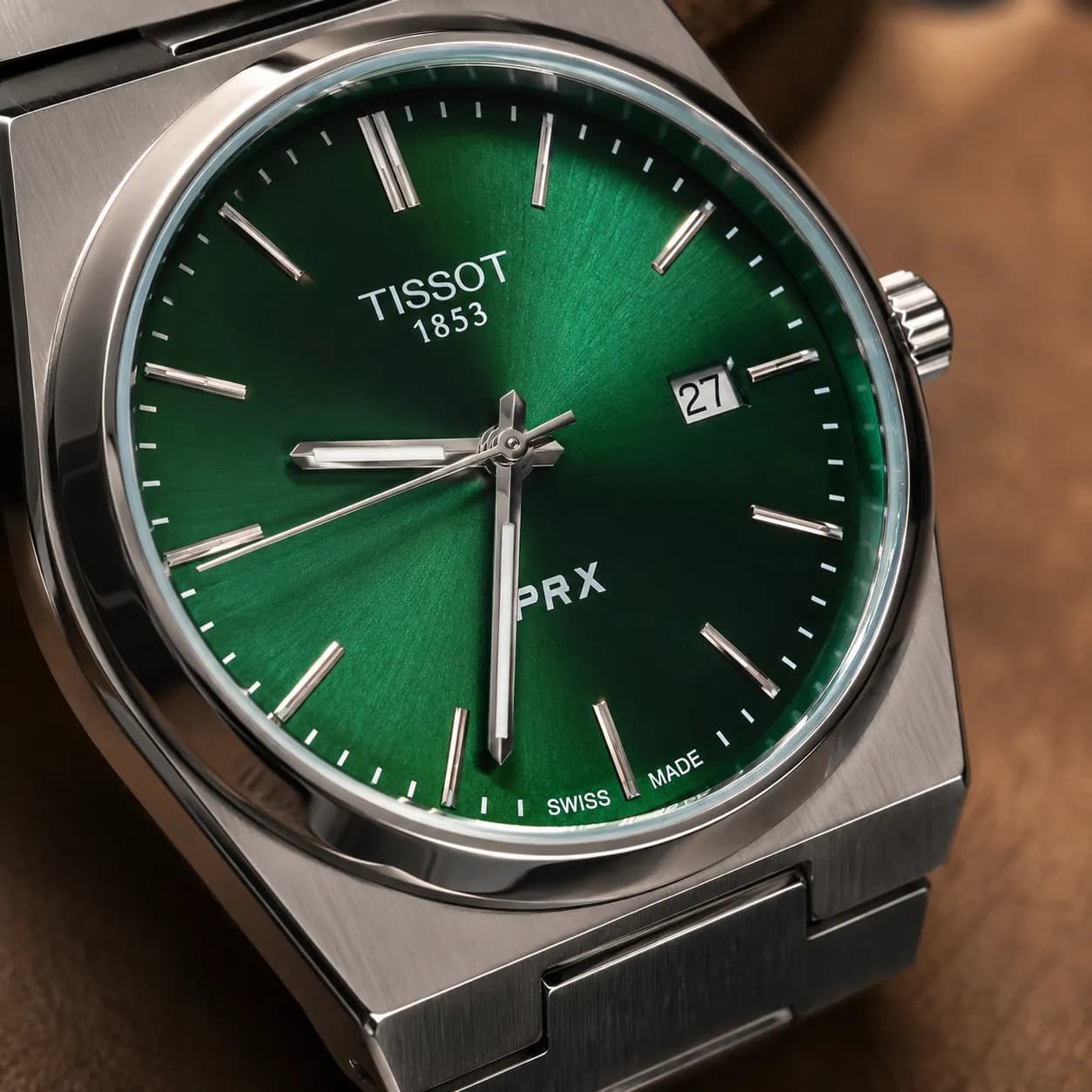 ساعت مچی مردانه Tissot PRX صفحه سبز — تصویر ۲