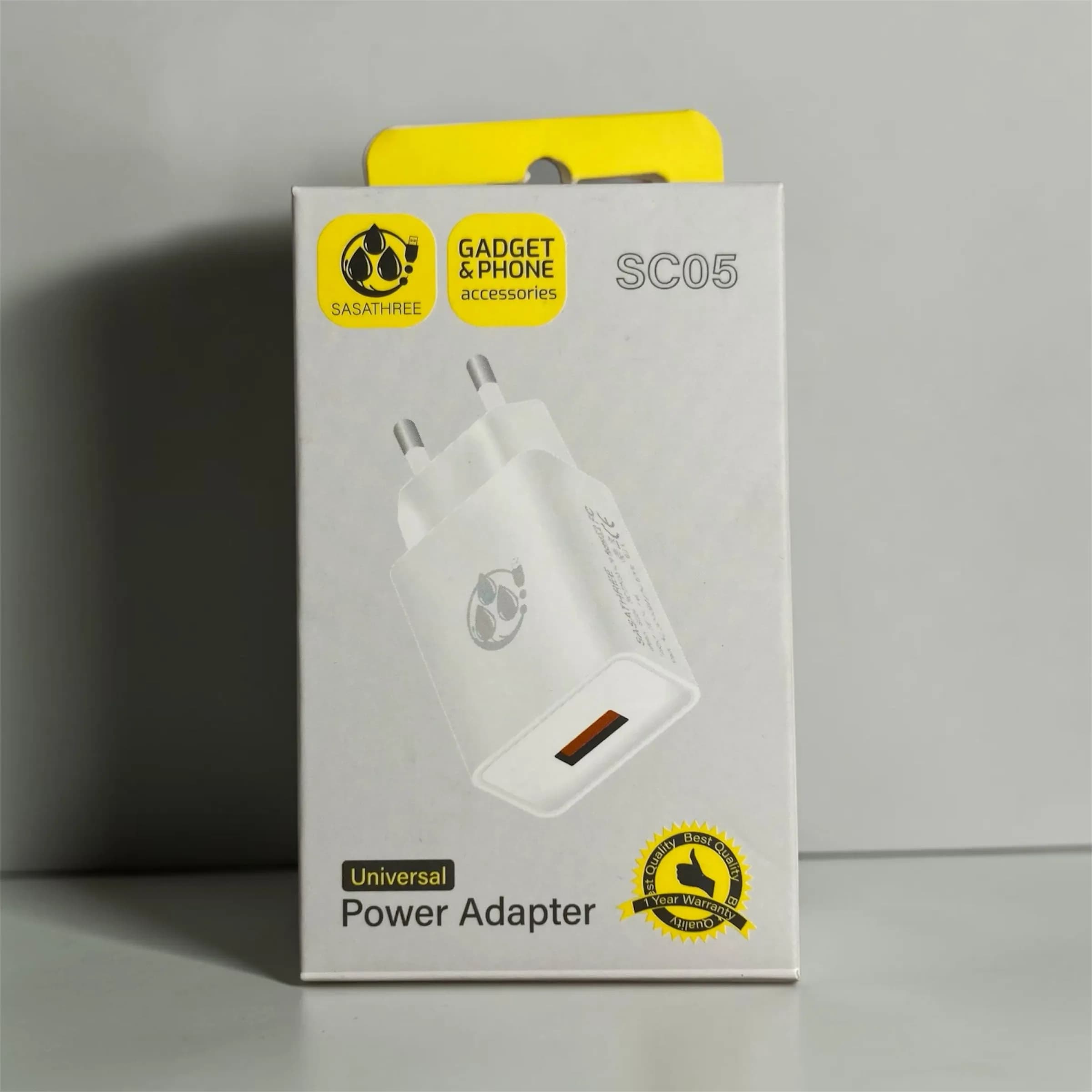 شارژر دیواری تک پورت USB مدل SASATHREE SC05