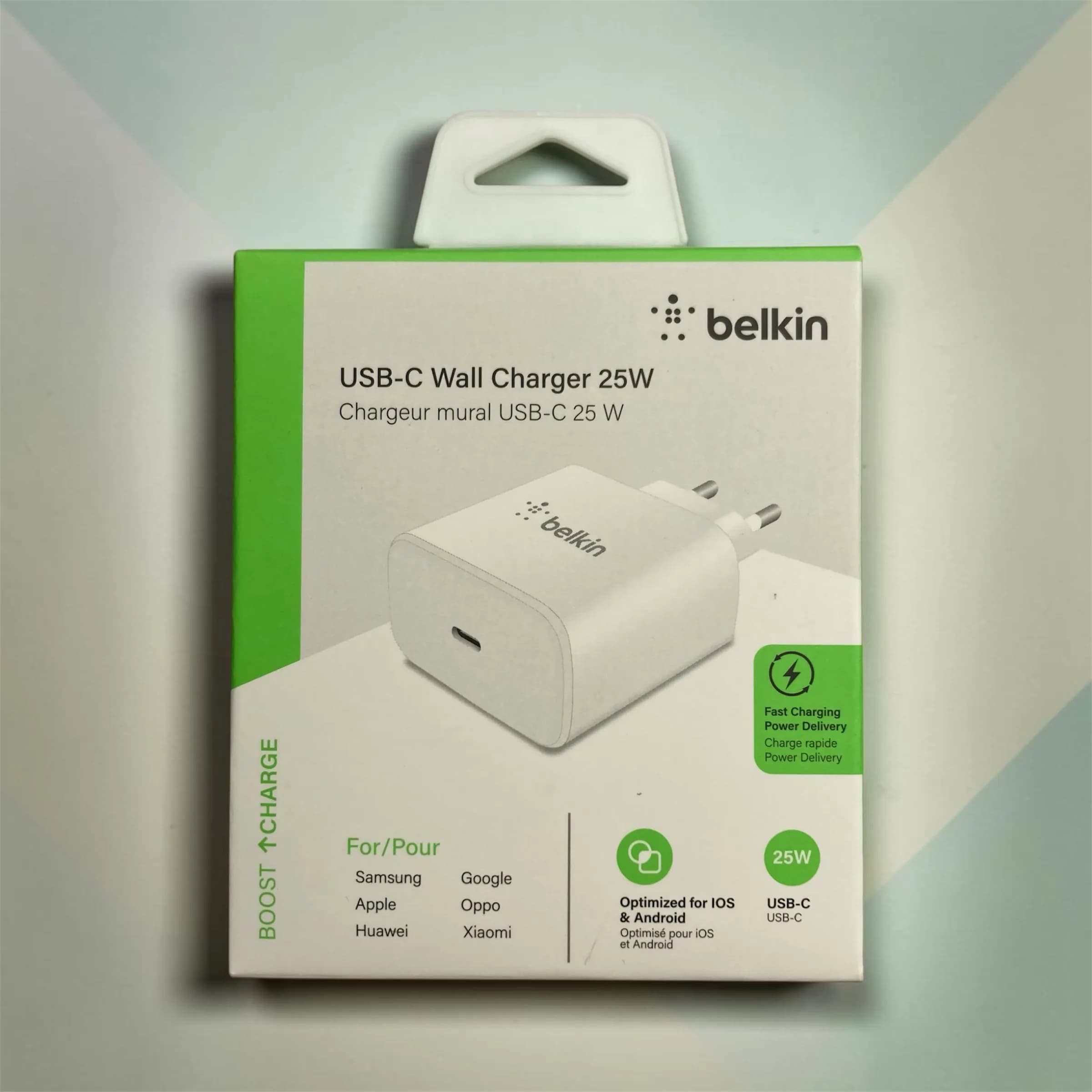 شارژر دیواری 25 وات بلکین Belkin USB-C Wall Charger 25W