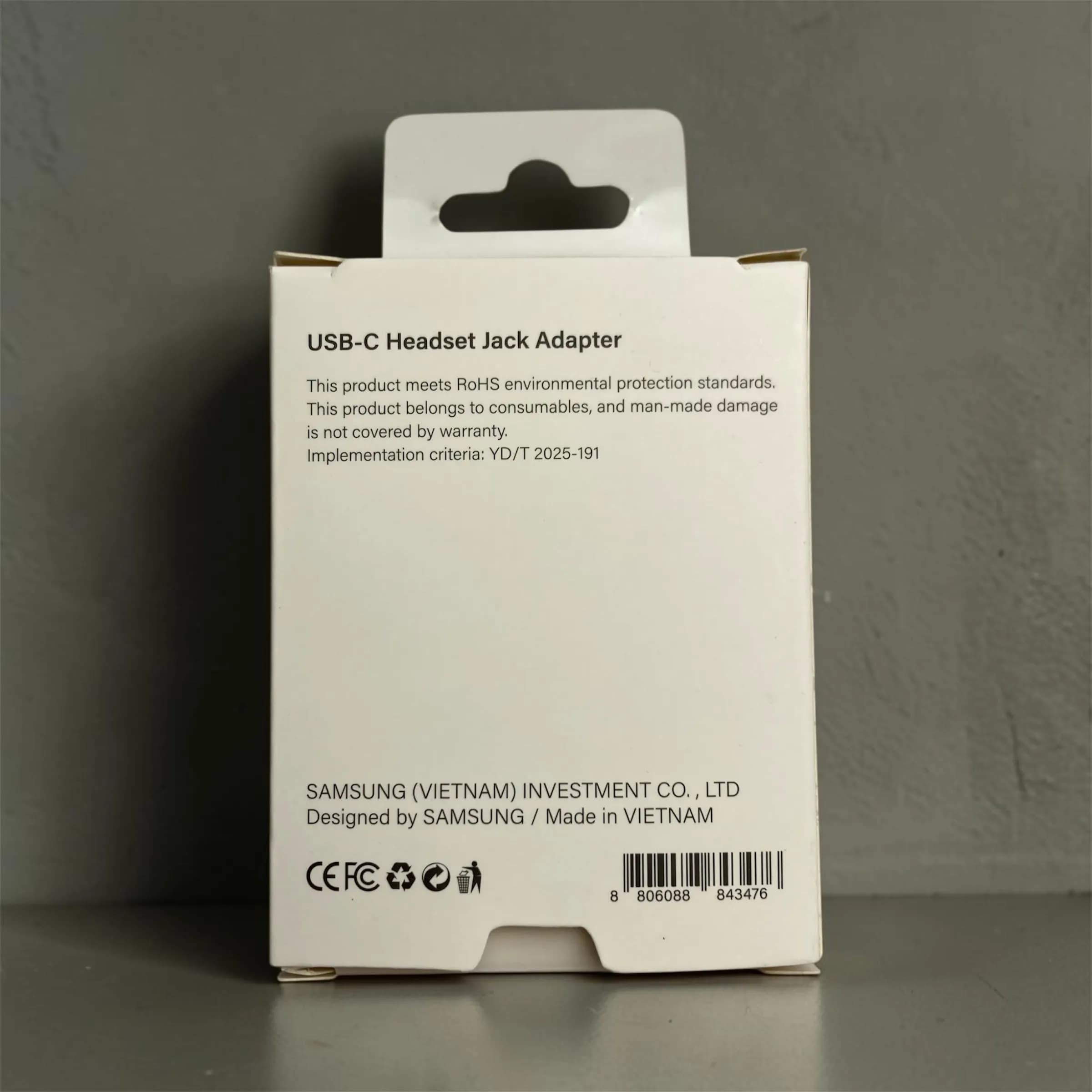 مبدل USB-C به جک 3.5 میلی‌متری سامسونگ مدل Headset Jack Adapter — تصویر ۳