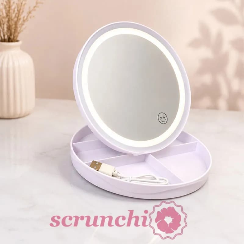اینه رینگ لایت دار رومیزی — تصویر ۲