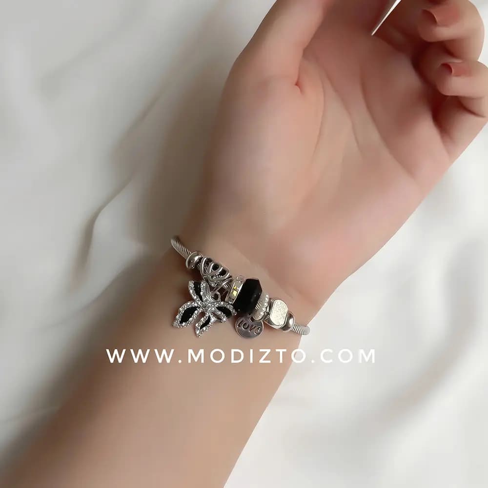 دستبند پاندورا پاپیون و لاو کد ۰۴ — تصویر ۲