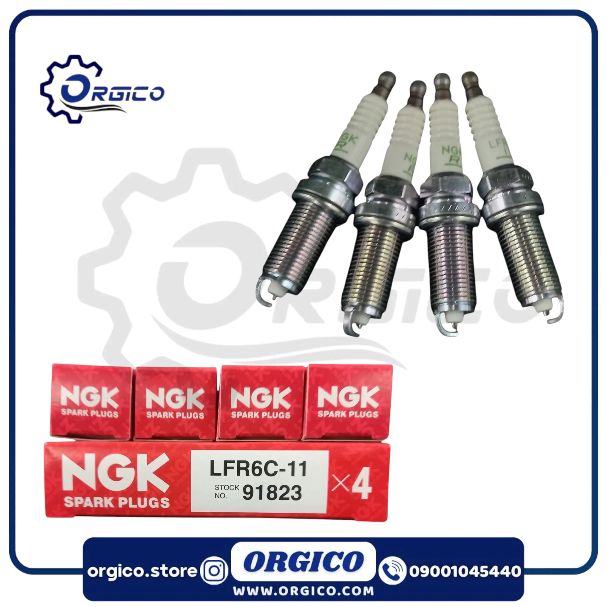 شمع NGK پایه بلند LFR6C-11 91823