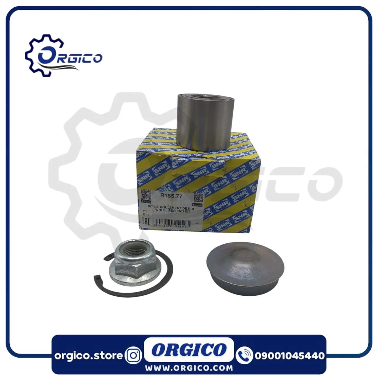کیت بلبرینگ چرخ عقب مگان SNR