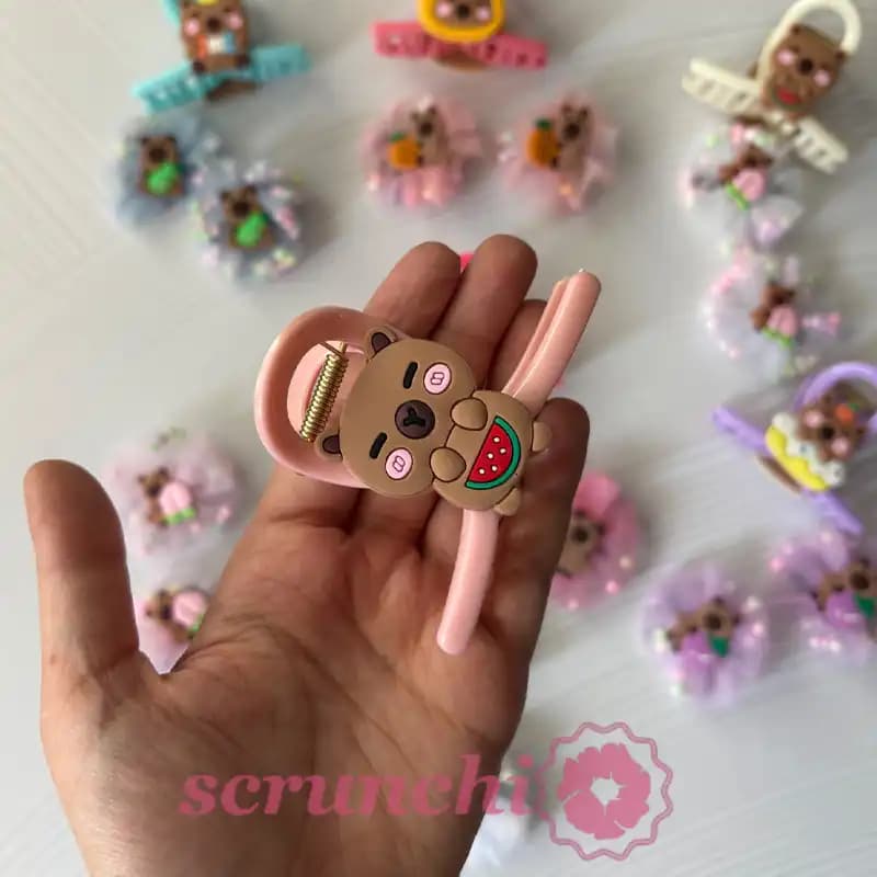 ست کلیپس و گیره انبری دخترانه — تصویر ۴