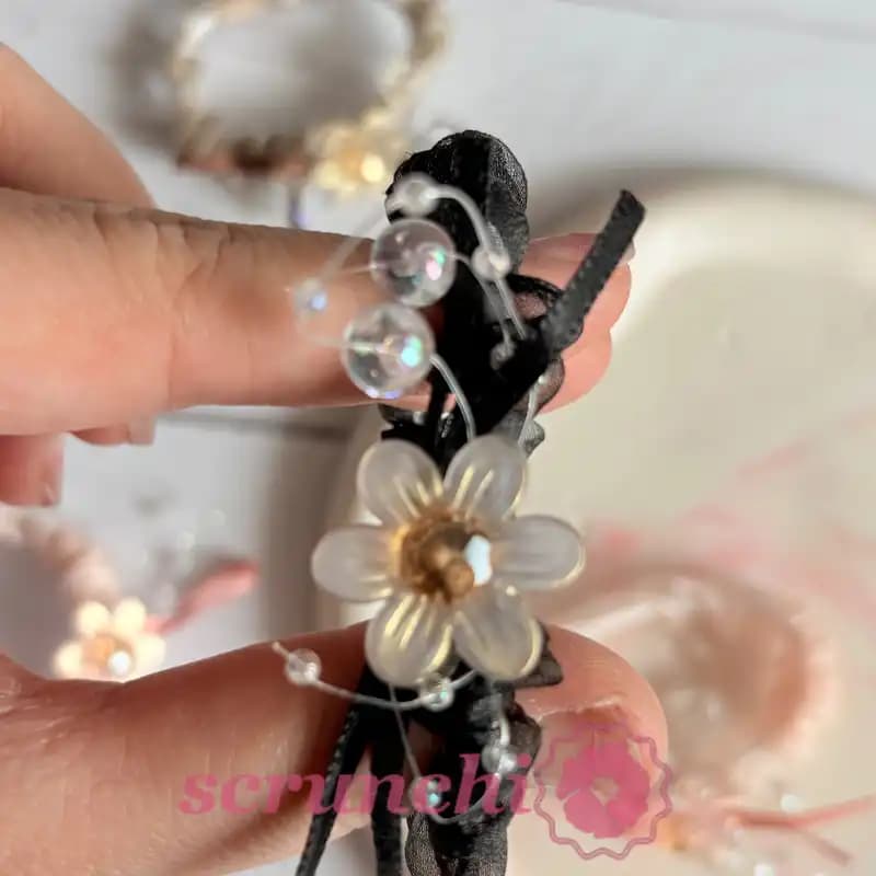 کش گل کریستالی