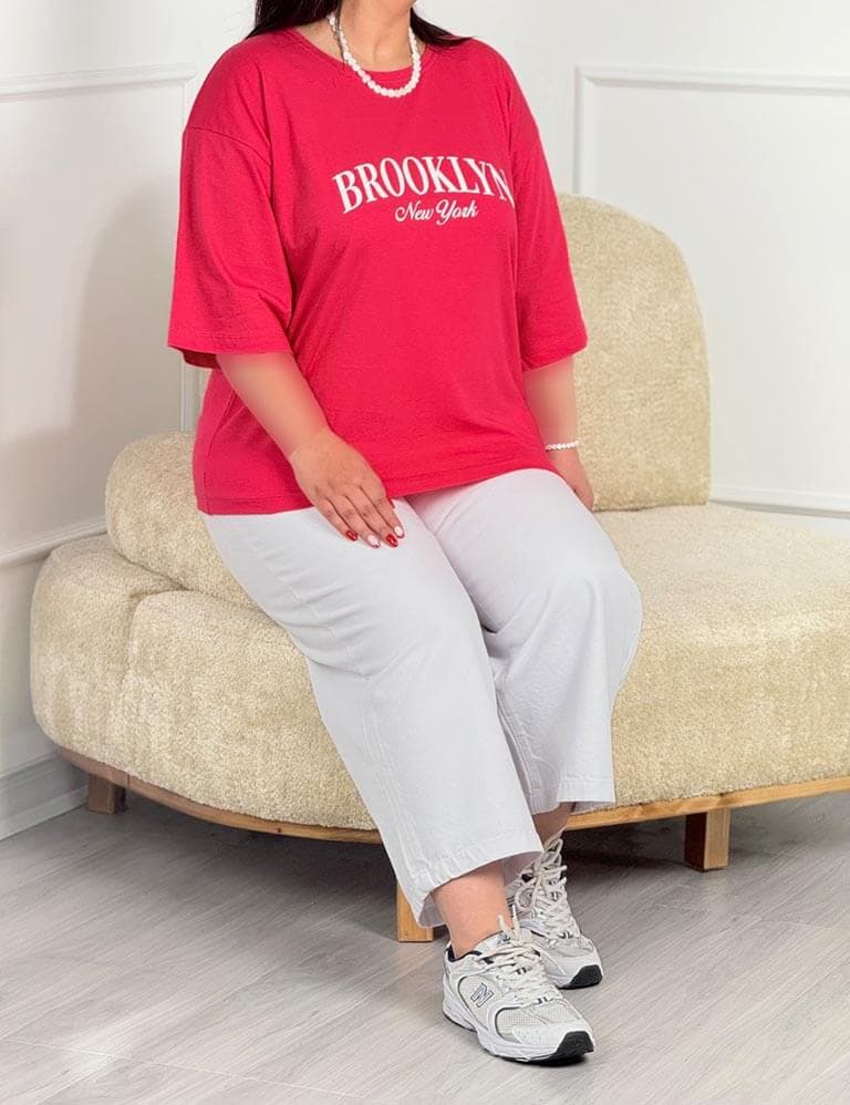 تیشرت باکسی BROOKLYN کد : 54710