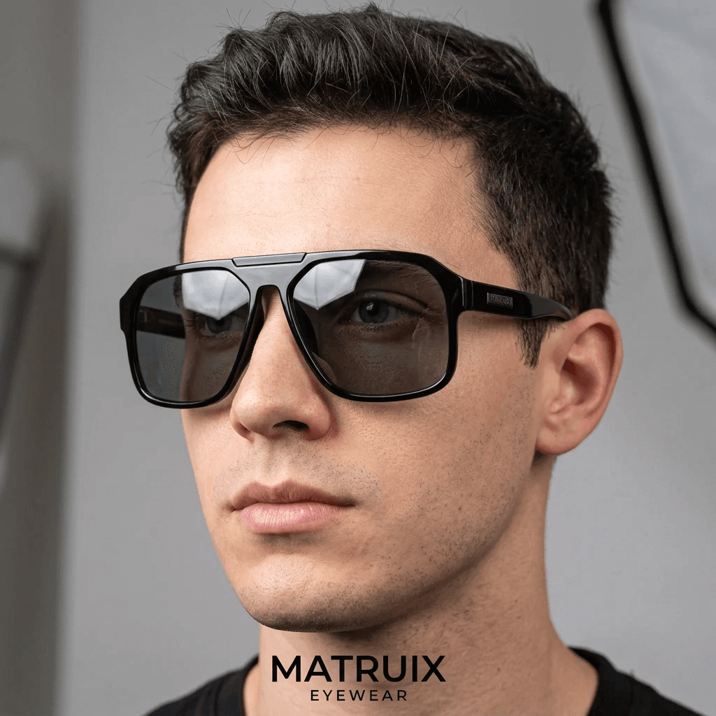 عینک آفتابی برند ماتریکس | MATRUIIX مدل 56T16-142 مشکی — تصویر ۲