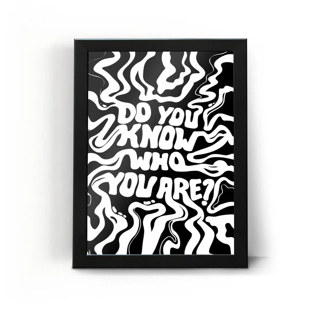 تابلو قاب میدونی تو کی هستی do you know who you are