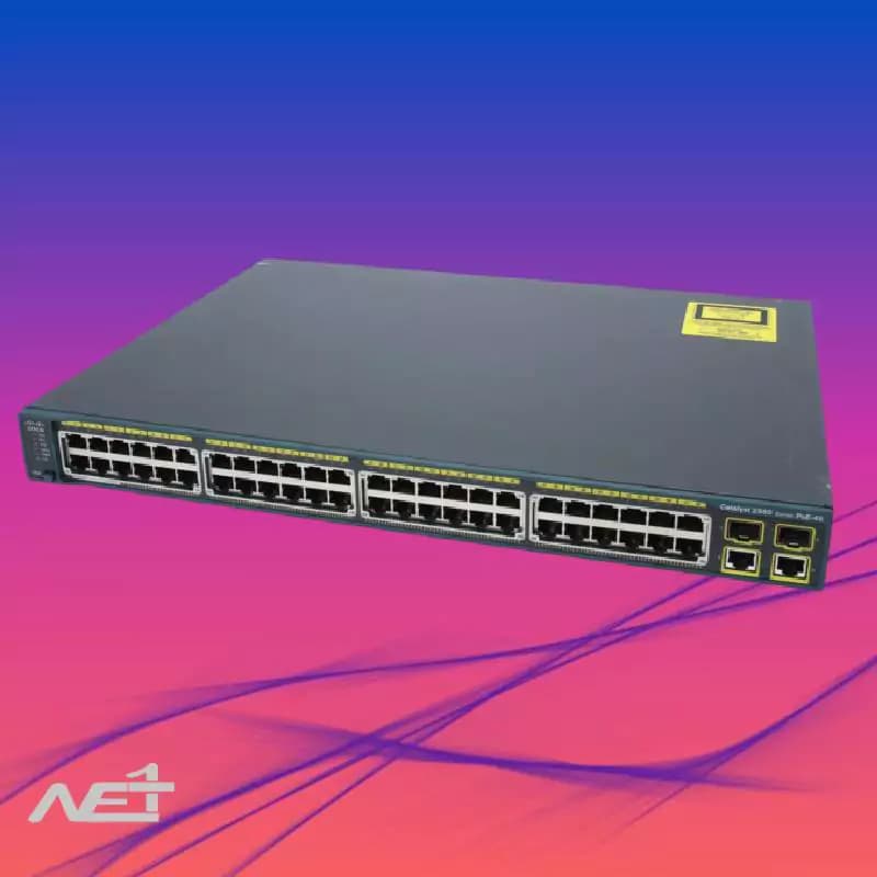 سوییچ شبکه Cisco مدل WS C2960 48PST L — تصویر ۴