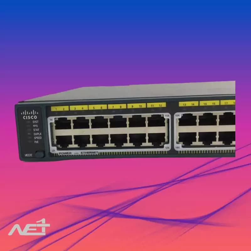 سوییچ شبکه Cisco مدل WS C2960 48PST L — تصویر ۵