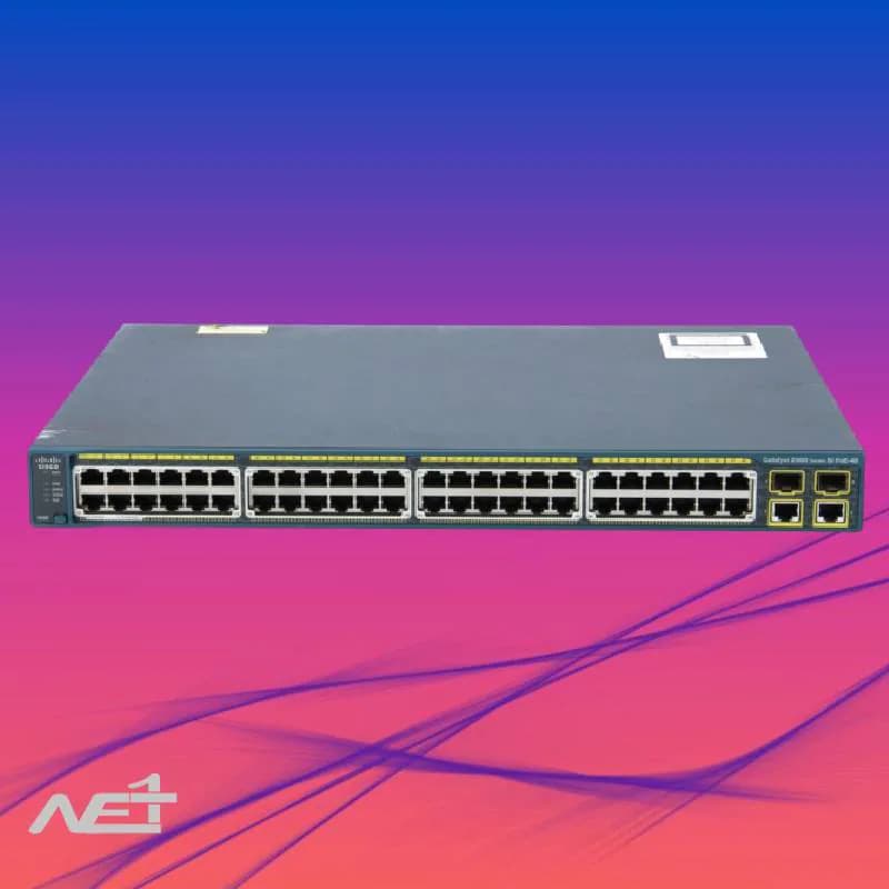 سوییچ شبکه Cisco مدل WS C2960 48PST L — تصویر ۲