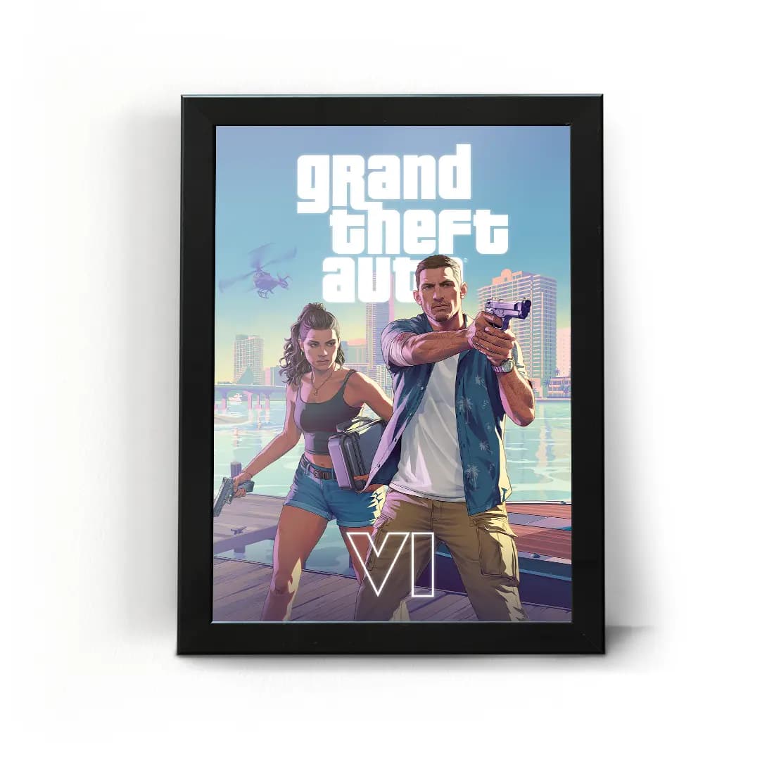 تابلو قاب جی تی ای وی آی GTA VI