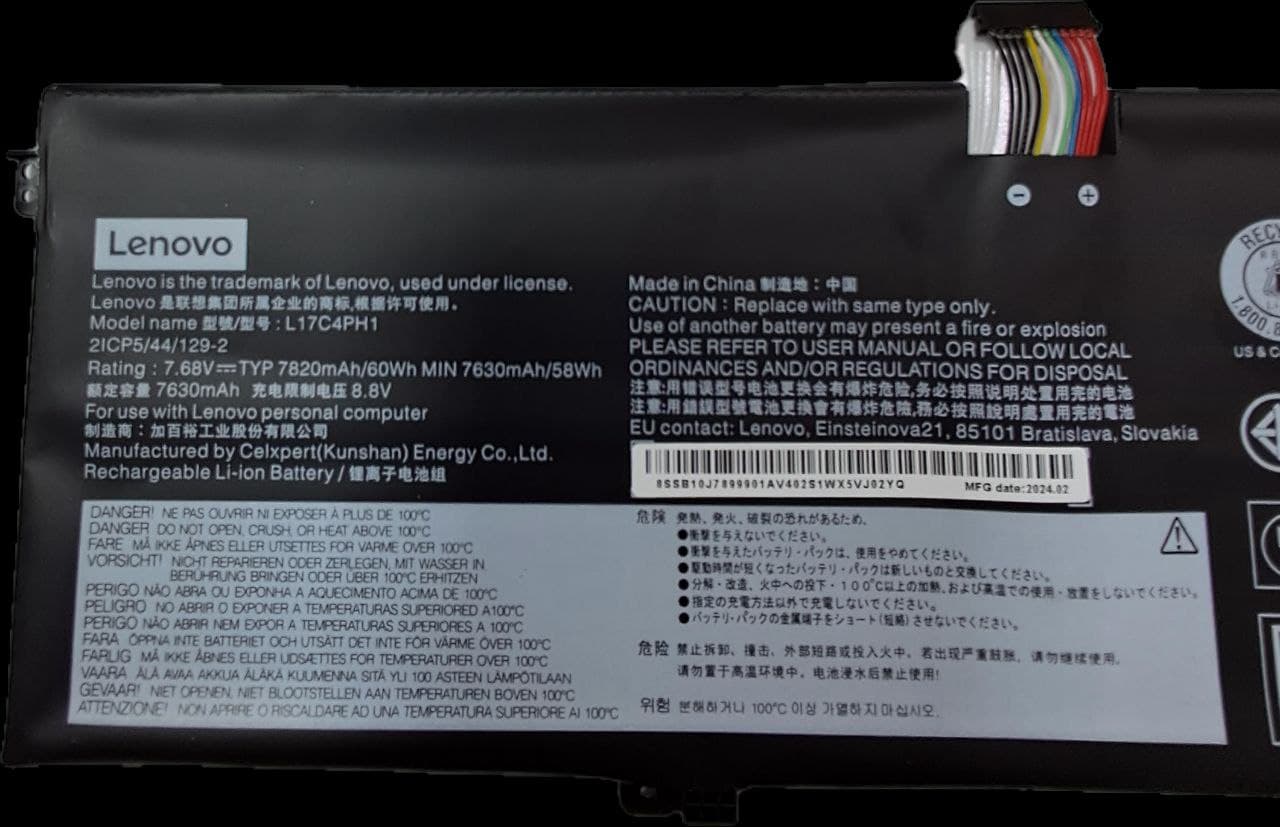 باتری اورجینال لپ تاپ LENOVO L17C4PH1 / L17M4PH1