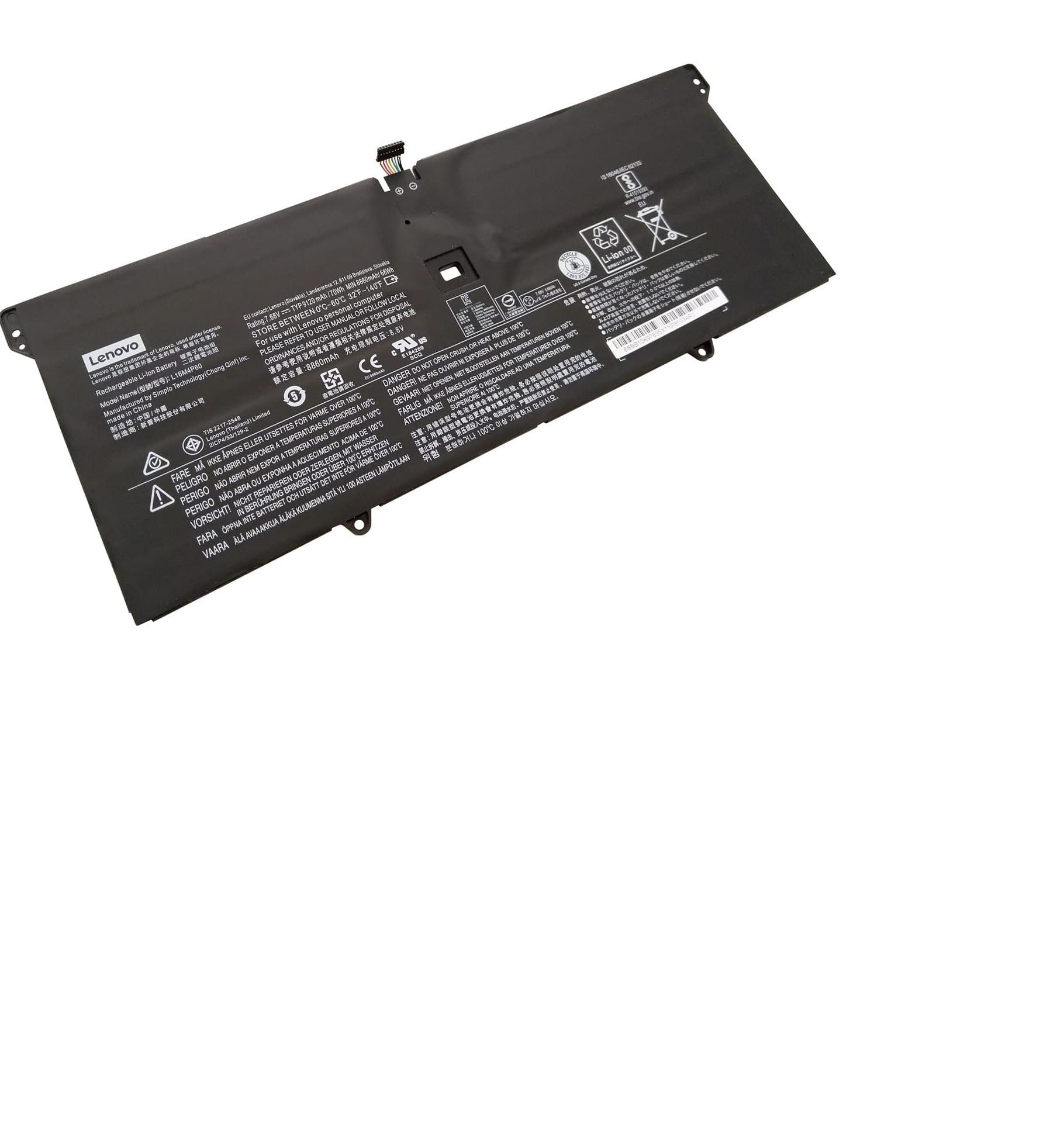 باتری اورجینال لپ تاپ لنوو Lenovo Yoga 920-13IKB L16M4P60