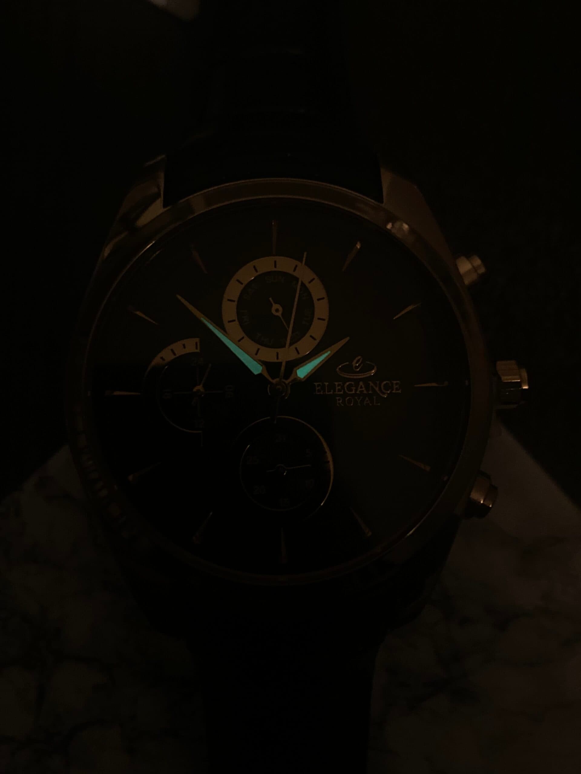 الگانس کرونوگراف بند چرمی ELEGANCE — تصویر ۶