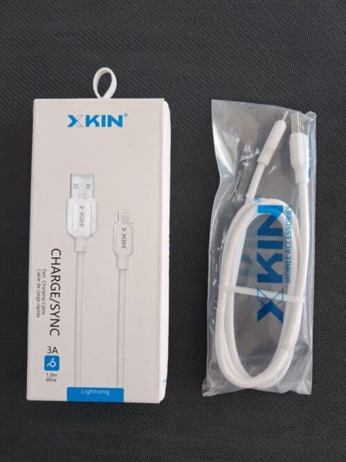 کابل شارژ فست آیفون XKIN مدل XK-CA26-سفید — تصویر ۲