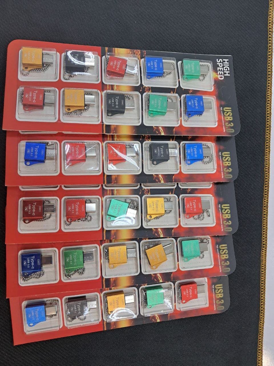 فلزی رنگی پک 10 عددیOTG — تصویر ۳