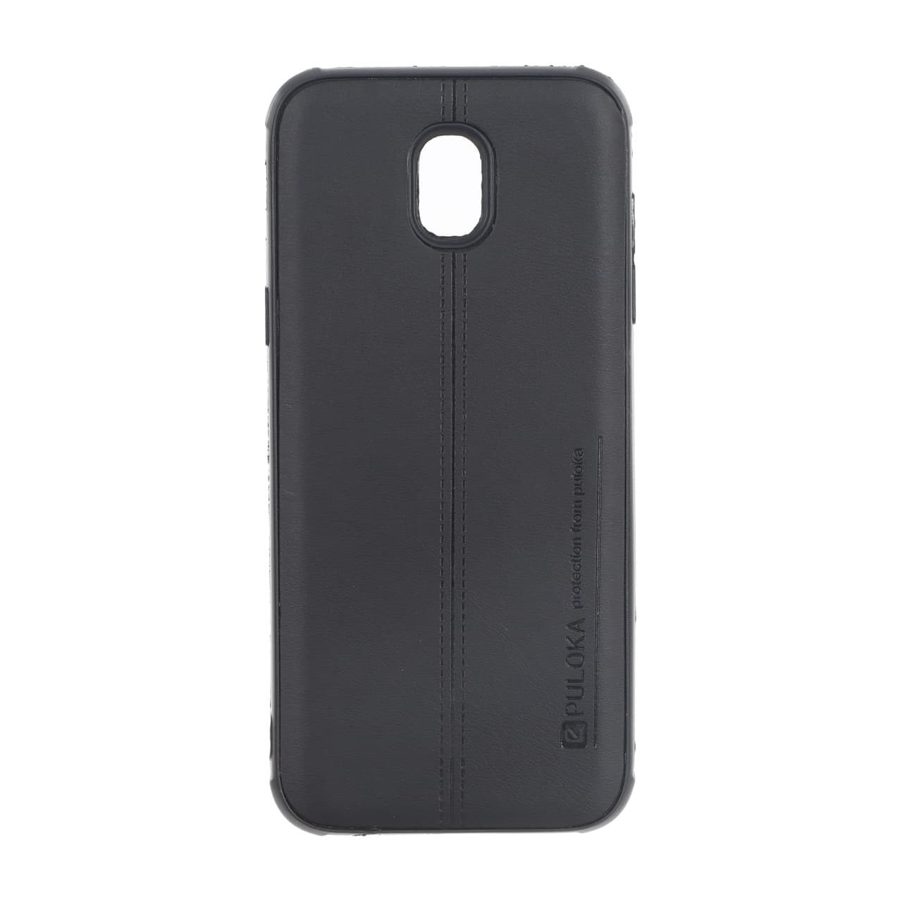 قاب Puloka طرح چرم دوخت دار Samsung Galaxy J5 Pro / J530 – مشکی