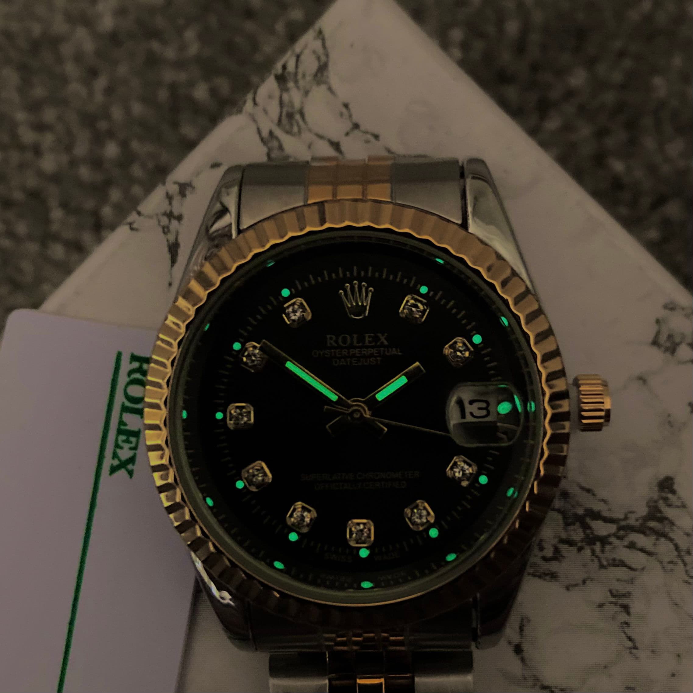 ساعت زنانه رولکس lady datejust (طلایی) — تصویر ۵