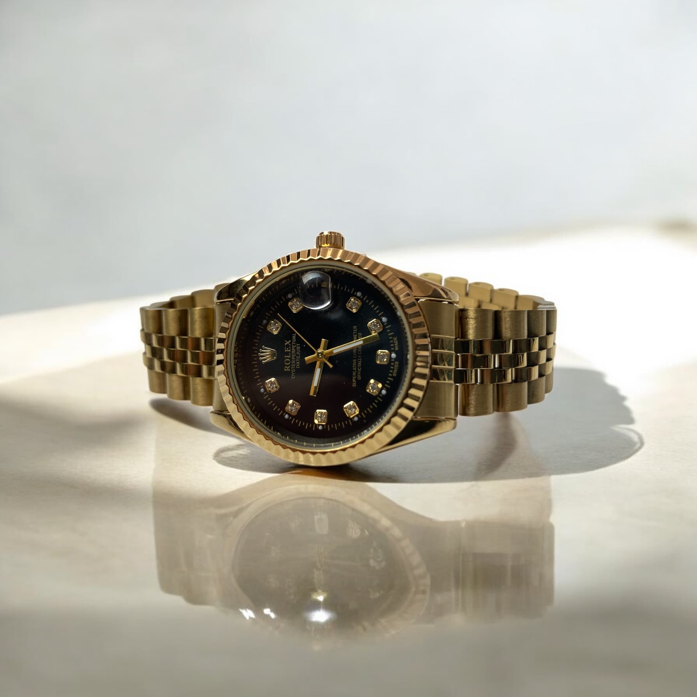 ساعت زنانه رولکس lady datejust (طلایی)