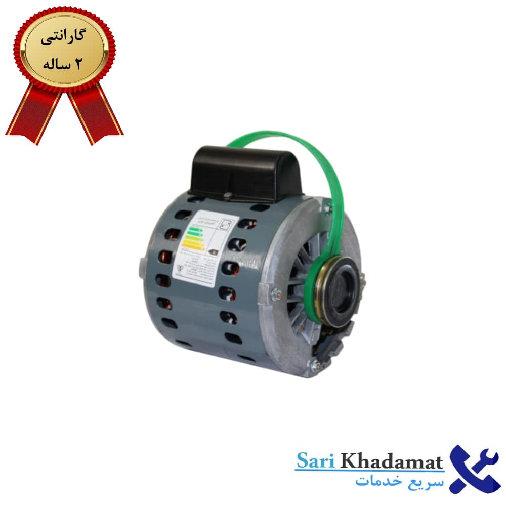 موتور کولر آبی 7000 موتوژن تبریز 3/4 تک خازن آکبند (نو) — تصویر ۳