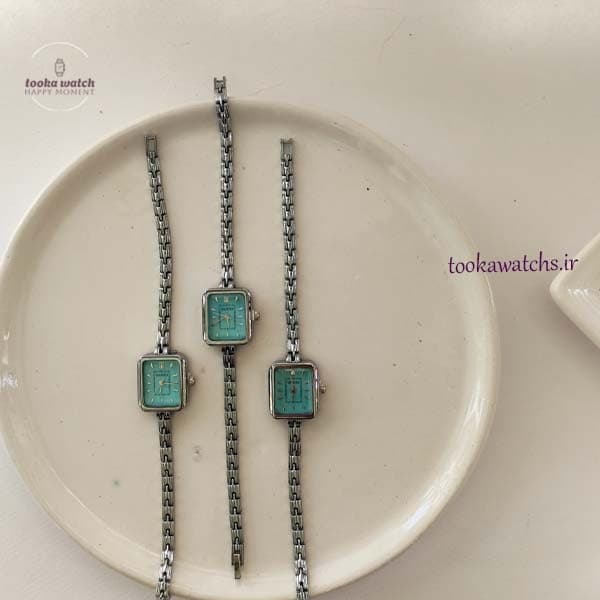 ساعت گوچی زنانه مچی مربعی ظریف — تصویر ۷