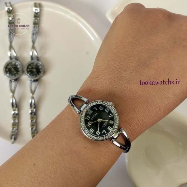 ساعت مچی رویال کرون مجلسی زنانه Y607 — تصویر ۳
