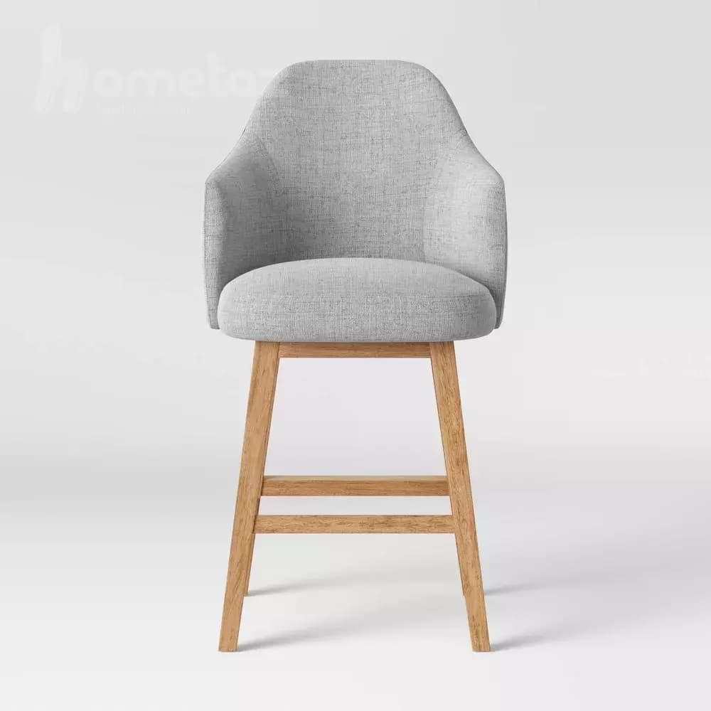 صندلی اپن و کانتر چوبی روستیک مدل ht2239 — تصویر ۲