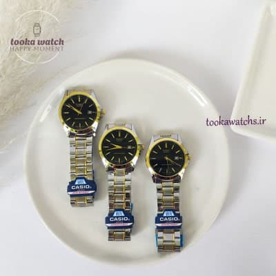ساعت مردانه کاسیو بند استیل مشکی CASIO
