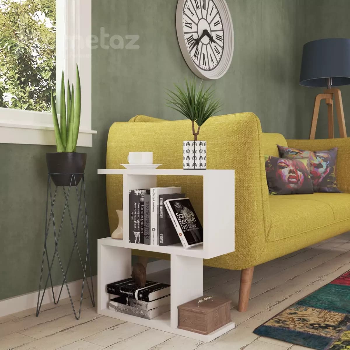 گل میز ام دی اف mdf چهار قفسه ای مدل ht2191 — تصویر ۸