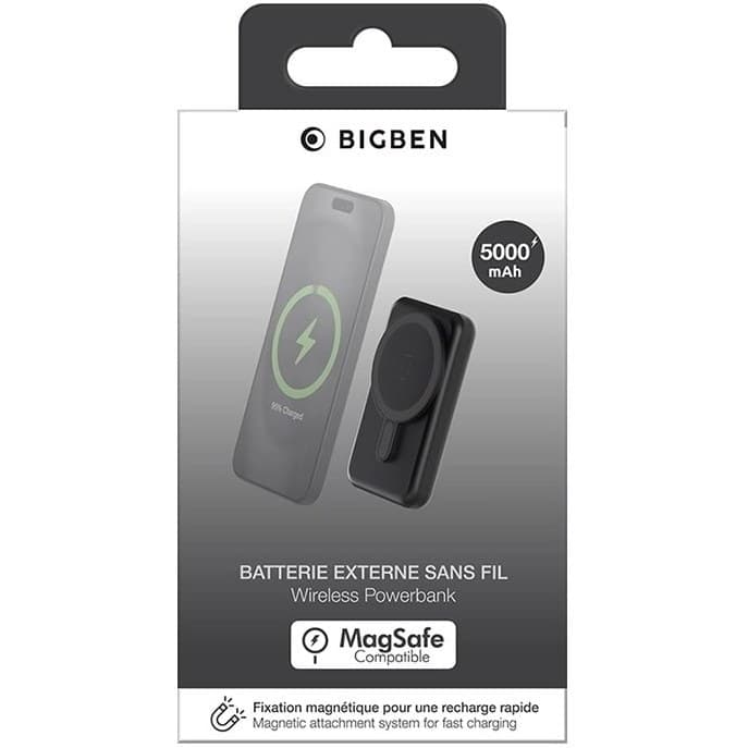 پاوربانک مغناطیسی بیگ بن مدل MS10WPB5000MAH ظرفیت ۵۰۰۰ میلی‌آمپر