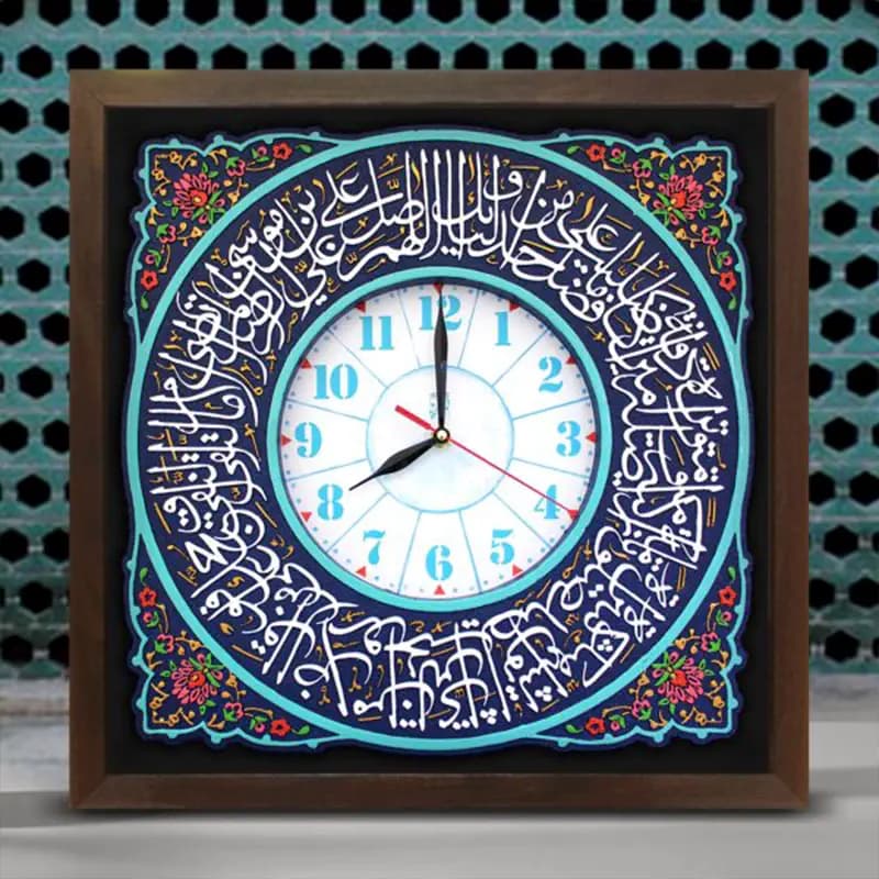 لوح نقش برجسته ساعت صلوات خاصه امام رضا علیه السلام — تصویر ۳