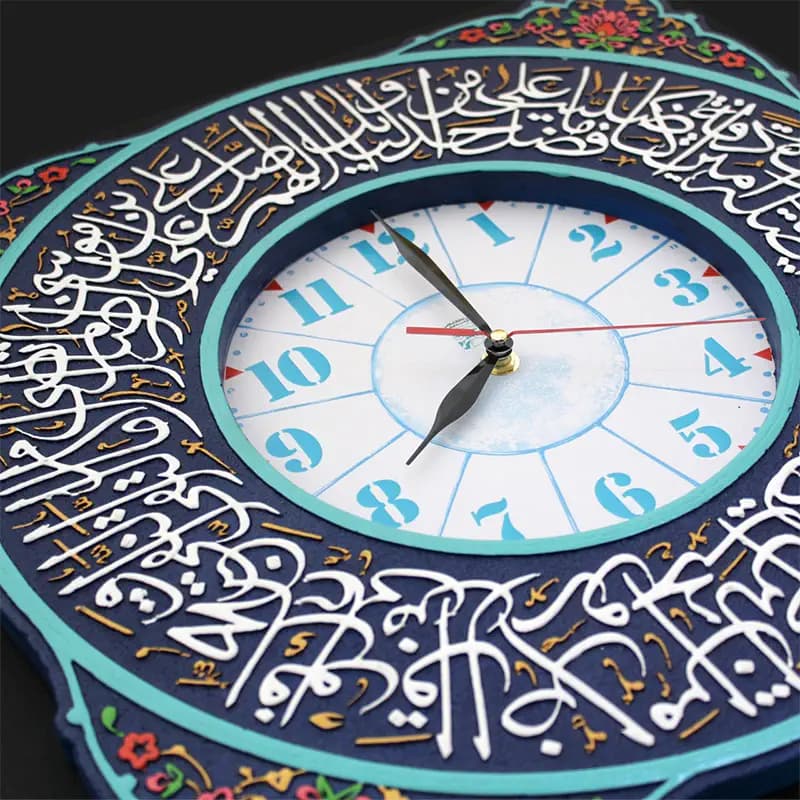 لوح نقش برجسته ساعت صلوات خاصه امام رضا علیه السلام — تصویر ۲