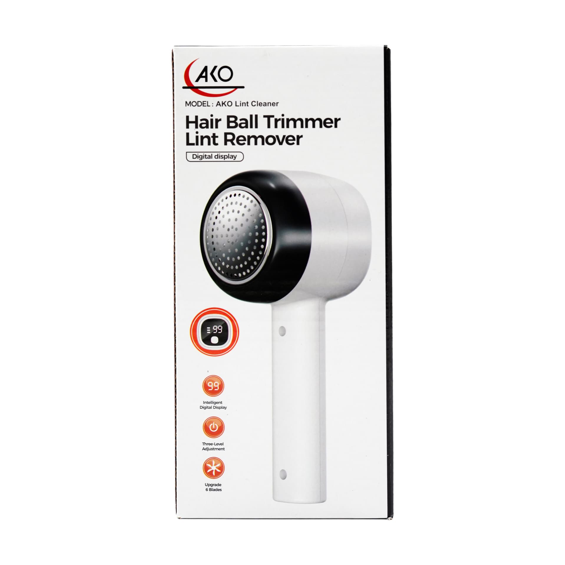 پرزگیر لباس آکو مدل Lint Cleaner با صفحه نمایش دیجیتال