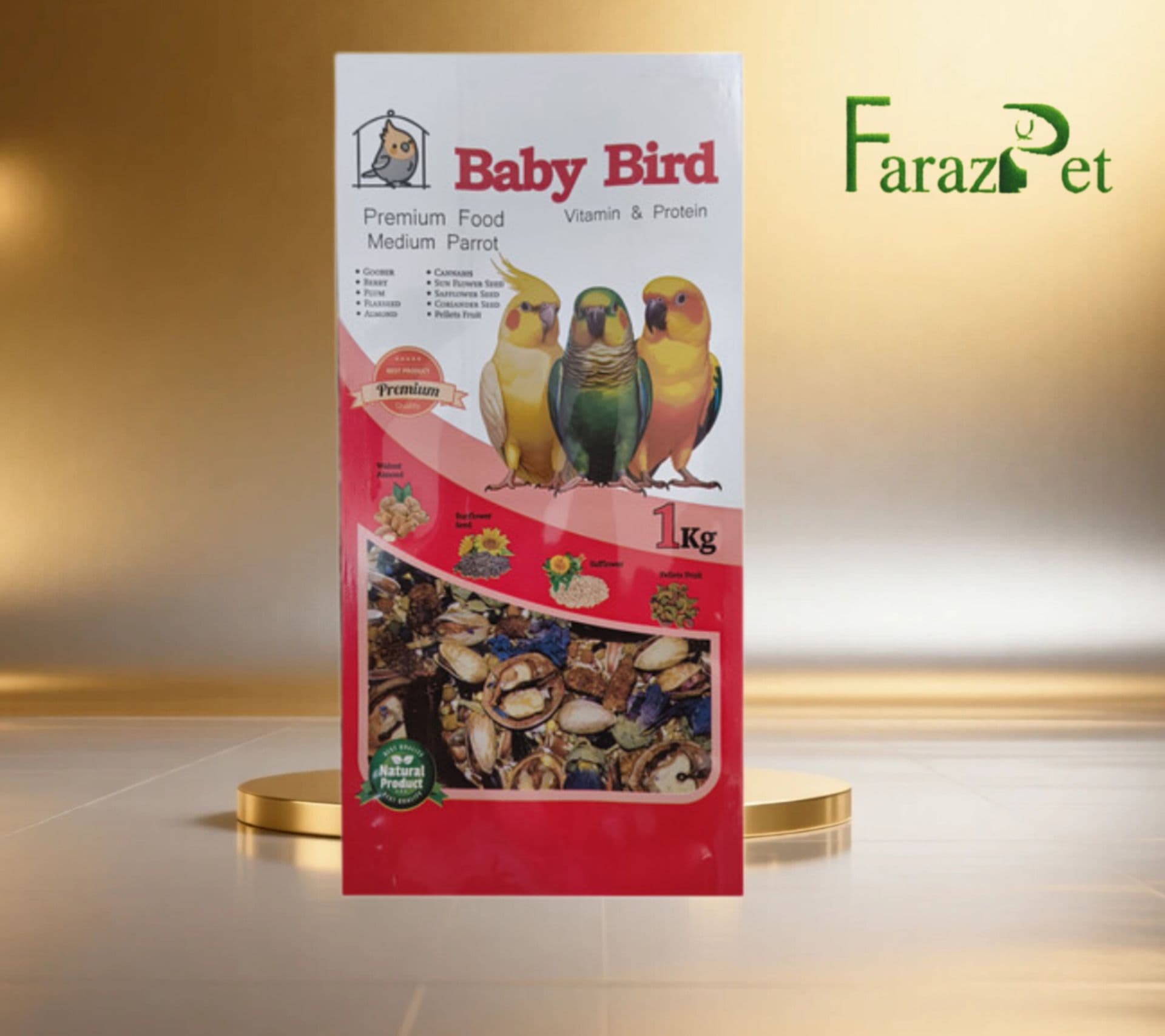 غذای طوطی سانان baby bird — تصویر ۲