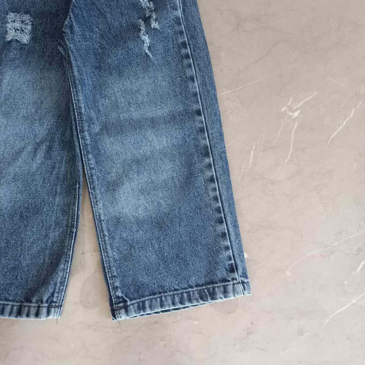 شلوار بچگانه بگ جین سایز 45تا70 کد1006097 — تصویر ۵